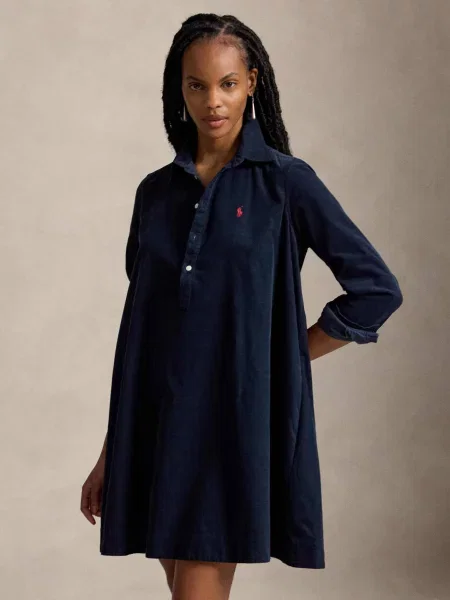 POLO RALPH LAUREN Rochie | catifea reiată