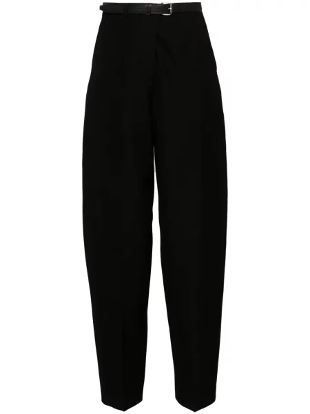 Pantaloni Alexander Wang de lână negru