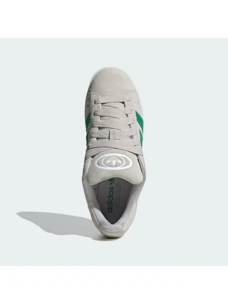 Semišové sneakers boty adidas Originals Campus šedá bílé