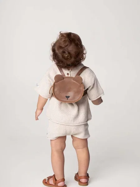 Donsje Дитячий шкіряний рюкзак Kapi Classic Backpack Bear