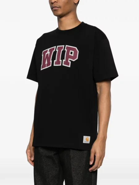 Γραφικός μπλούζα Carhartt Wip με αυτόγραφο μαύρο