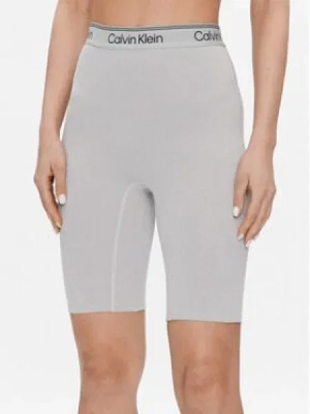 Krátke nohavice Calvin Klein Performance strieborná