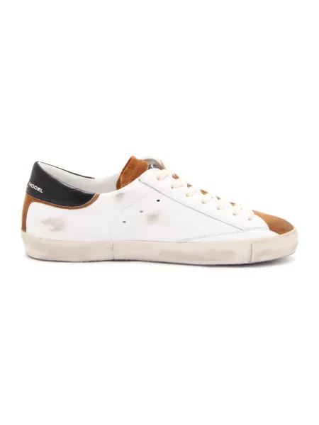 Buty do tenisa Philippe Model zamszowe do tenisa białe