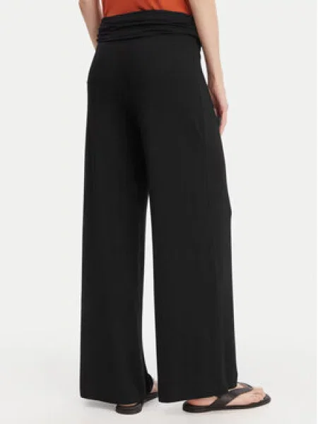 Emporio Armani Szövet nadrág fekete