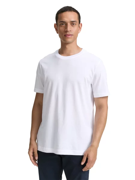 TOM TAILOR Tricou alb