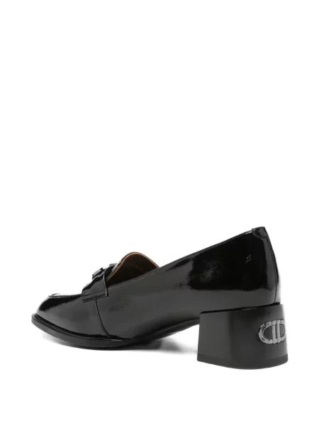 Pantofi cu toc Linda Baumann cu autograf negru