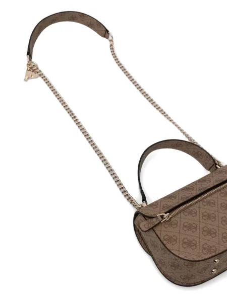 Τσάντα χειρός Guess καφέ