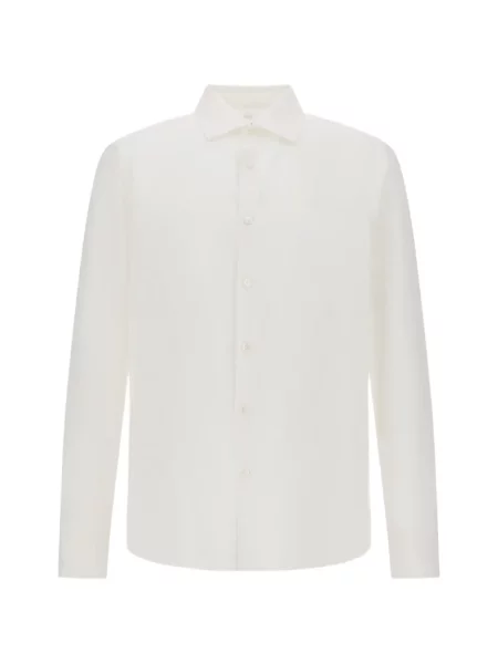 Gulerat cămașă Herno cu mâneci lungi clasică alb