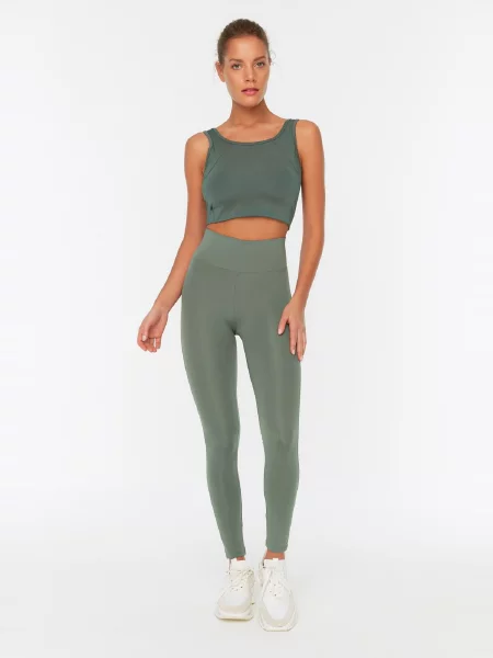 Trendyol Leggings deschis verde