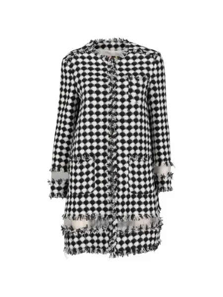 Palton Msgm din tweed negru