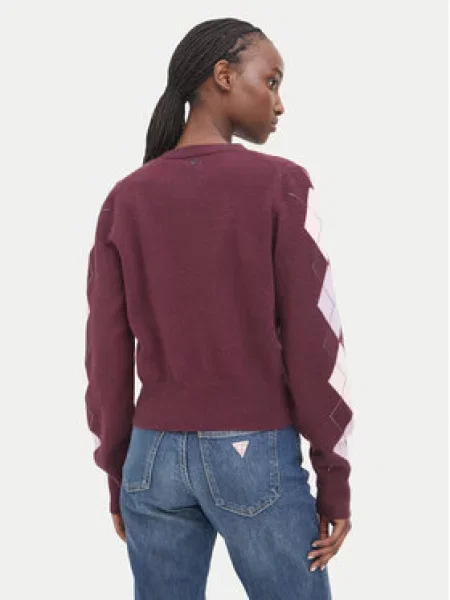 Guess Jeans hlače Mornarsko Straight Fit modra