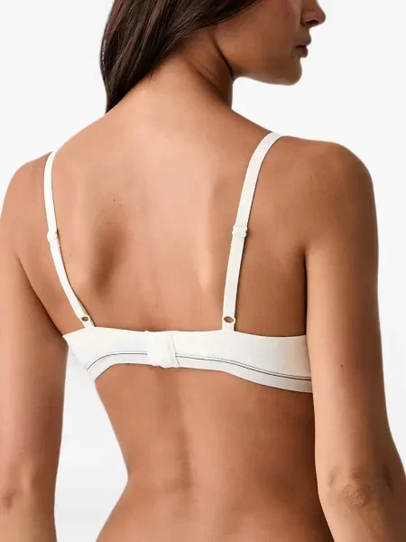 Podprsenka Emporio Armani s autogramem bílá