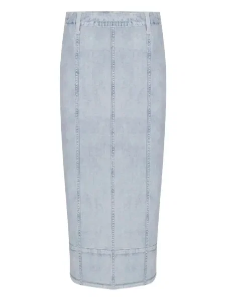 Fustă tip creion Rag & Bone până la genunchi albastru