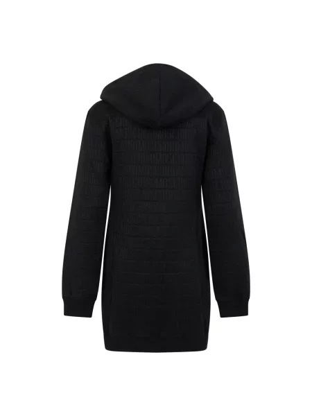Sukienka Moschino z kapturem czarna
