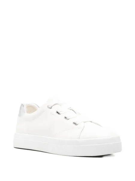 Δερμάτινα sneakers Gant λευκό