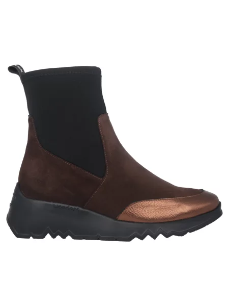 Buty do kostki Wonders zamszowe brązowe