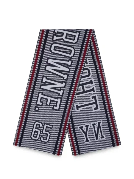 Fular Thom Browne de lână gri