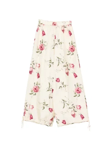 Pantaloni palazzo Antonio Marras cu model floral cu imagine