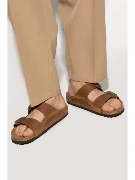 Sandalai Birkenstock ruda
