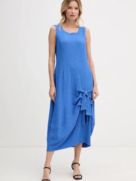 Joseph Ribkoff rochie de vară cu vâscoză albastru