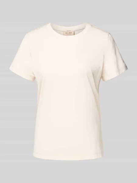 Męski t-shirt o kroju regular fit z logo w formie emblematy model Dala' Mos Mosh