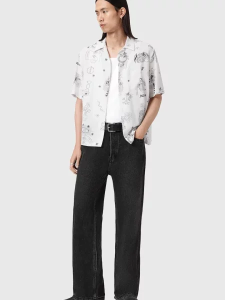Сорочка з додаванням льону AllSaints TERRA