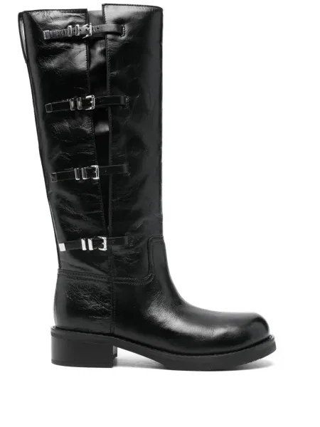 Kožne čizmice Michael Michael Kors crna
