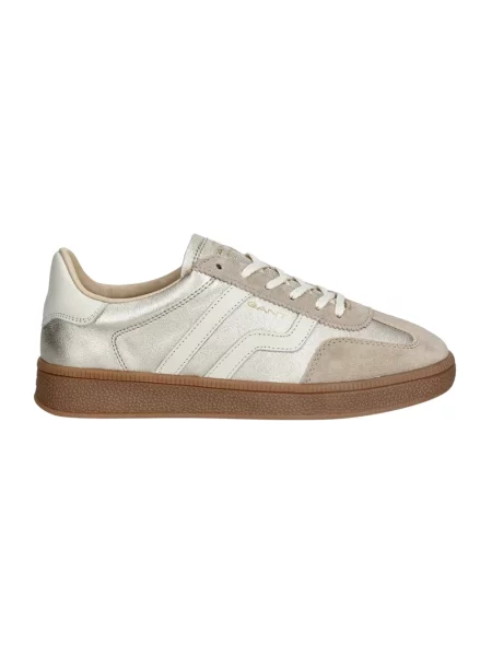 Sneakersy Gant skórzane żółte