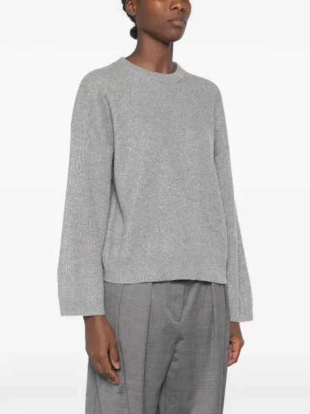 Pulover Brunello Cucinelli gri