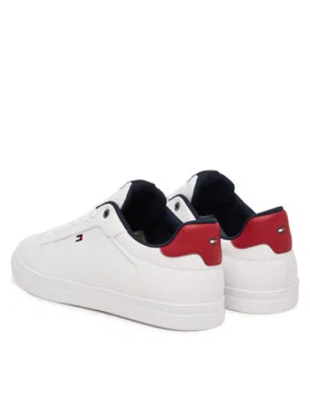 Tommy Hilfiger Laisvalaikio batai Lightweight Pinperf Lth Sneaker balta