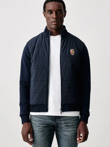 Hackett London καπιτονέ μπουφάν ανδρικό μπλε