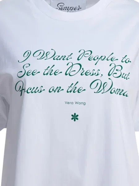 Tricou Semper cu imagine alb