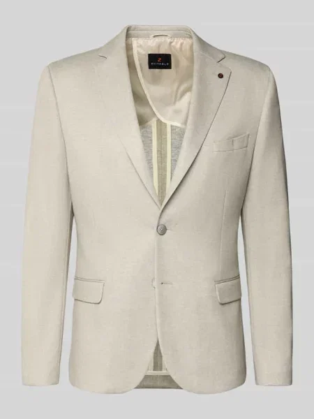 Marynarka na 2 o kroju slim fit z z patką model Nick' Zuitable