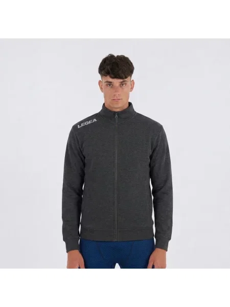 Bluza Treningowa z Kapturem Melanż szara