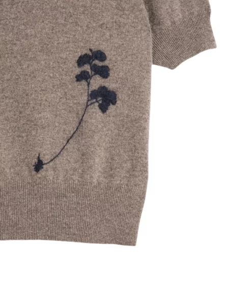 Sweter Zanone brązowy