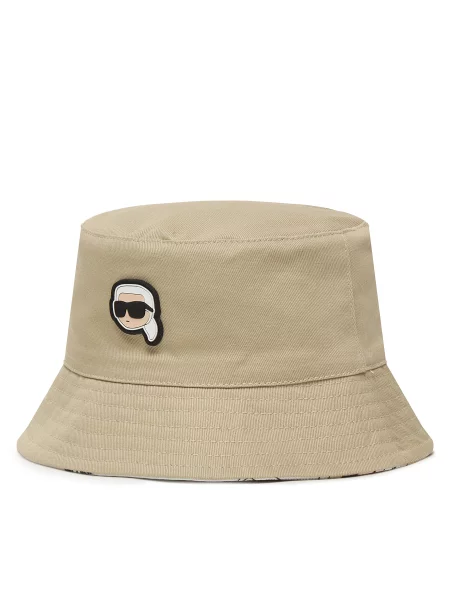 Klobouk KARL LAGERFELD Bucket béžová