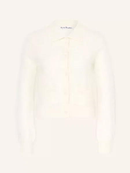 Acne Studios Pletený Svetr Z Kašmíru režná