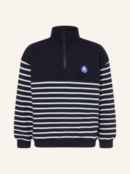 Petit Bateau Mikiny tmavě modrá bílá