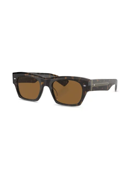 Saulės akiniai Oliver Peoples žalia