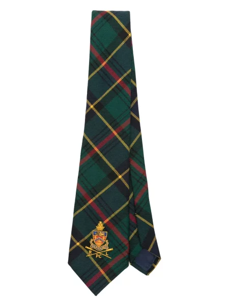 Platno kravata Polo Ralph Lauren s printom crvena