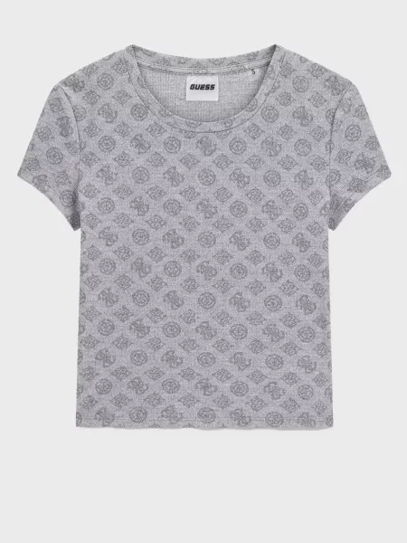 Футболка Guess с принтом серая