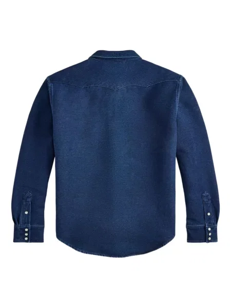 Дълго риза Ralph Lauren Rrl синьо