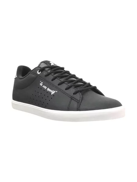 Pantofi Le Coq Sportif cu imprimeu animal print negru