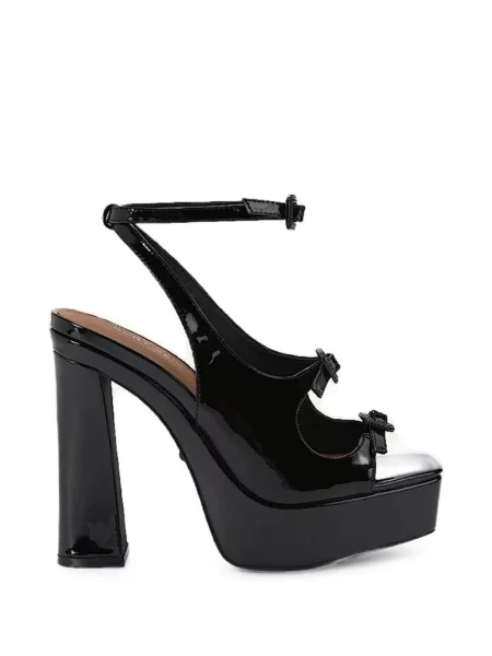 Sandale Kurt Geiger London cu platformă cu cataramă negru