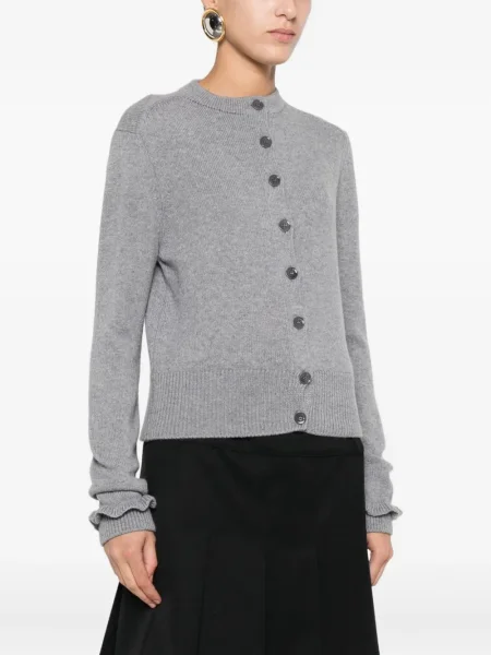 Cardigan Ba&sh cu volane gri