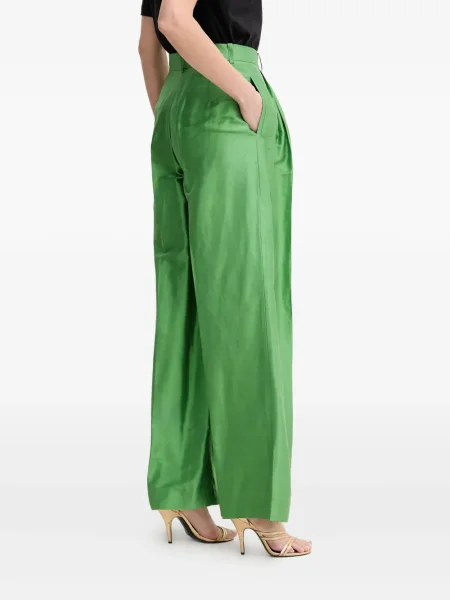 Pantaloni Luisa Spagnoli plisate verde