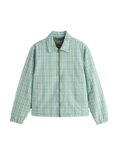 Next Přechodná bunda pastelová modrá / šedá / mátová bílá