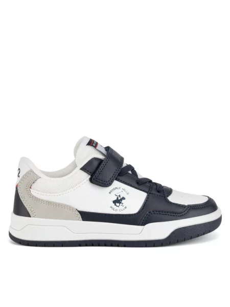Sneakersy Beverly Hills Polo Club biela