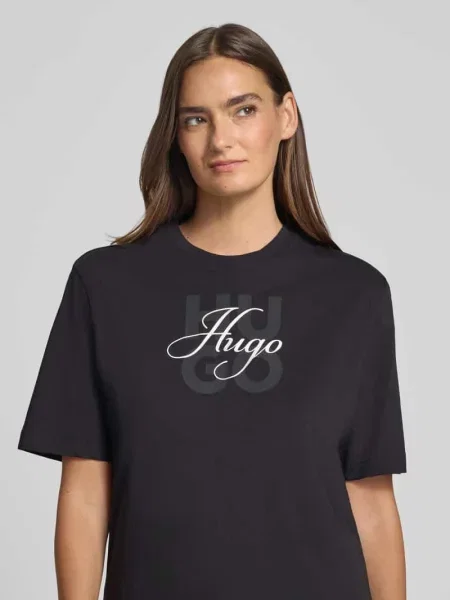 HUGO T-shirt czarna