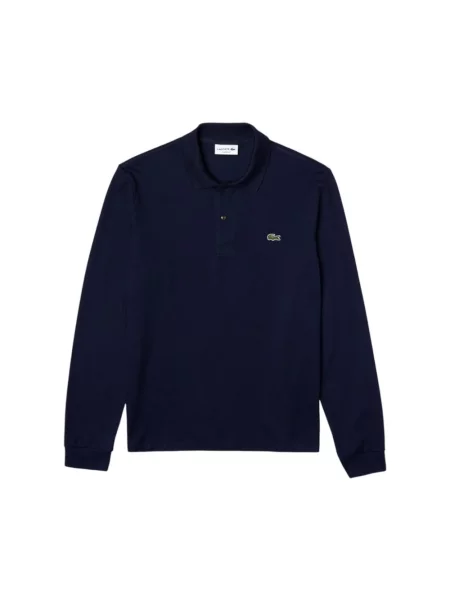 Koszulka polo Lacoste z długim rękawem niebieska